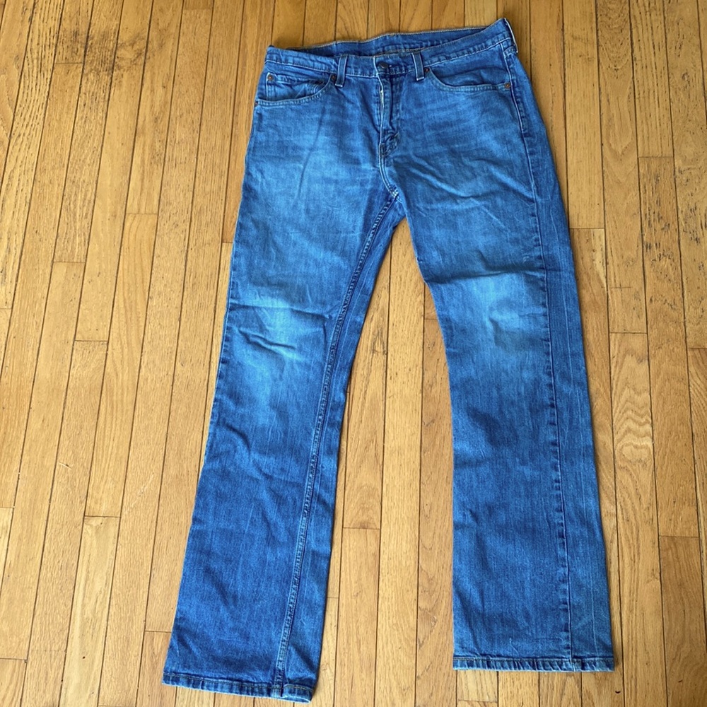 Men’s Levi’s bootcut 527 denim jeans 34x32